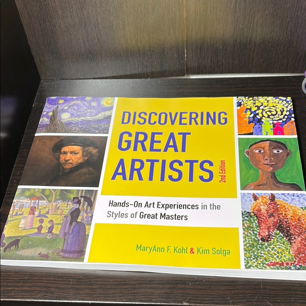 Discovering Great Artists Art Book - CC tutor essentials